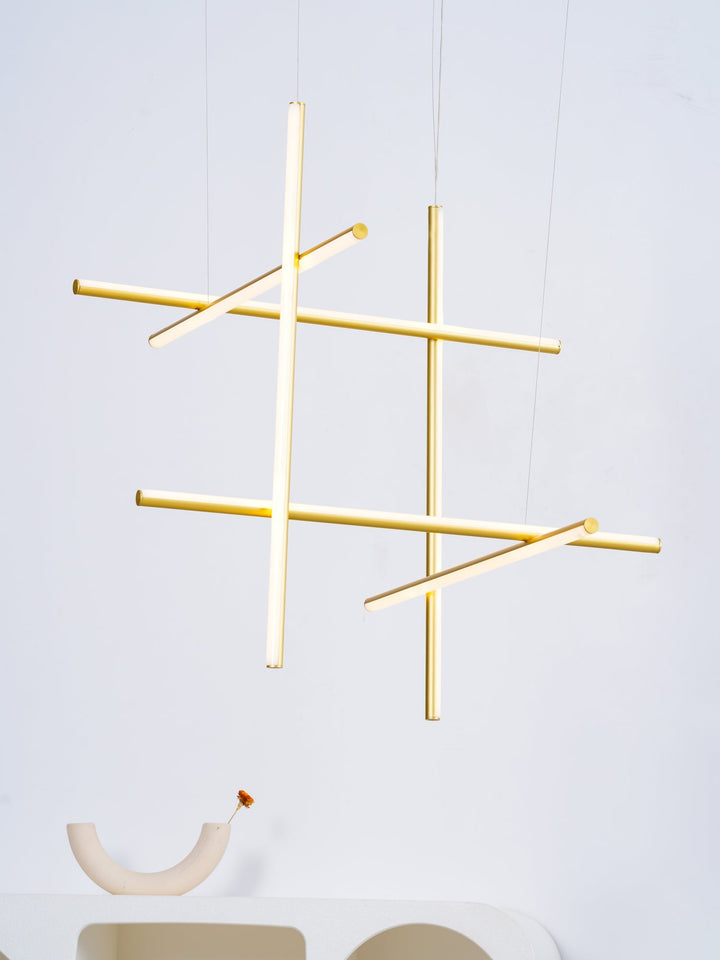 Renorelle lampadario lineare Crossbeam