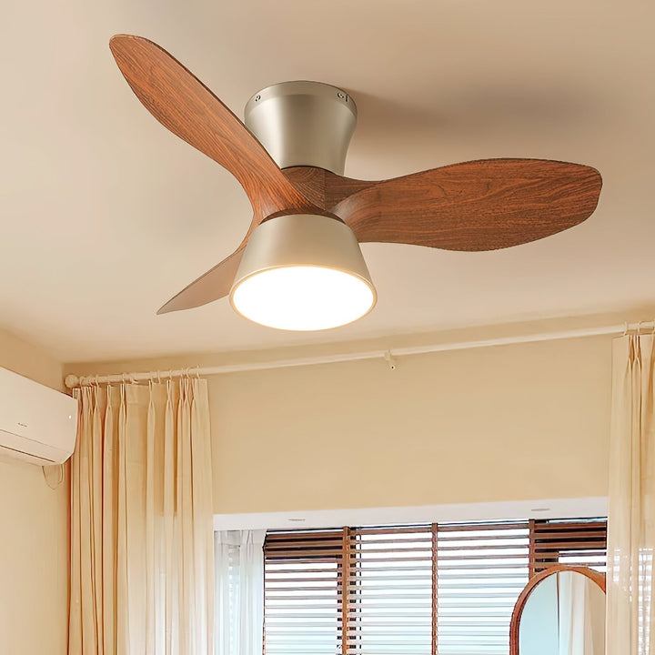 Caluelle ventilatore da soffitto con luce