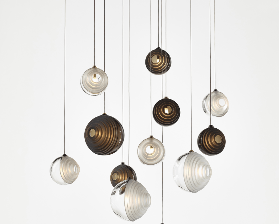 Celestial Orbit Cascade lampadario