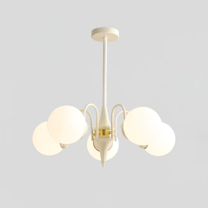 Valentina Moderno Metallo/Vetro Lux Lampadario Oro/Rosso Soggiorno