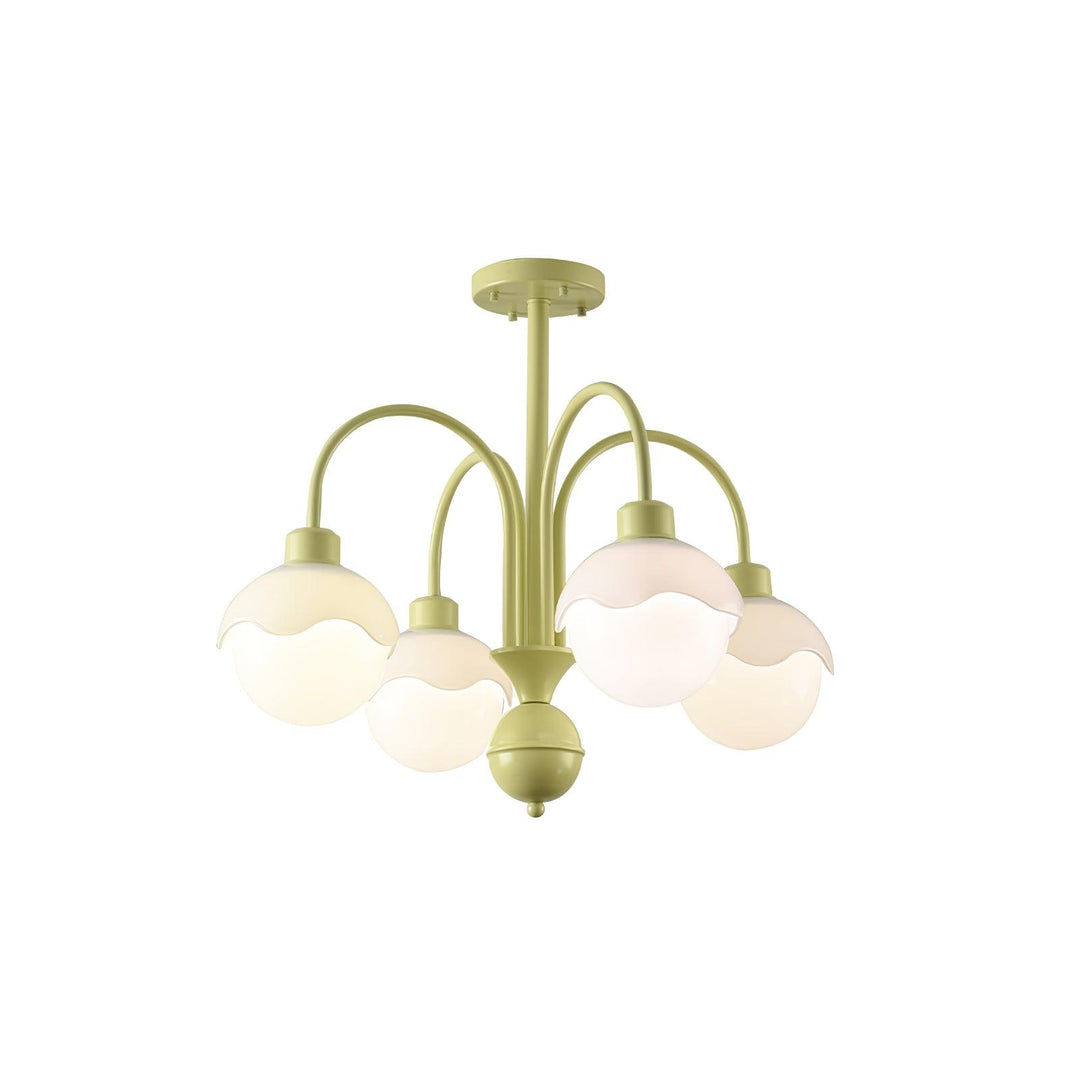 Sorivora lampadario Creamy Lychee Matcha Verde Corpo