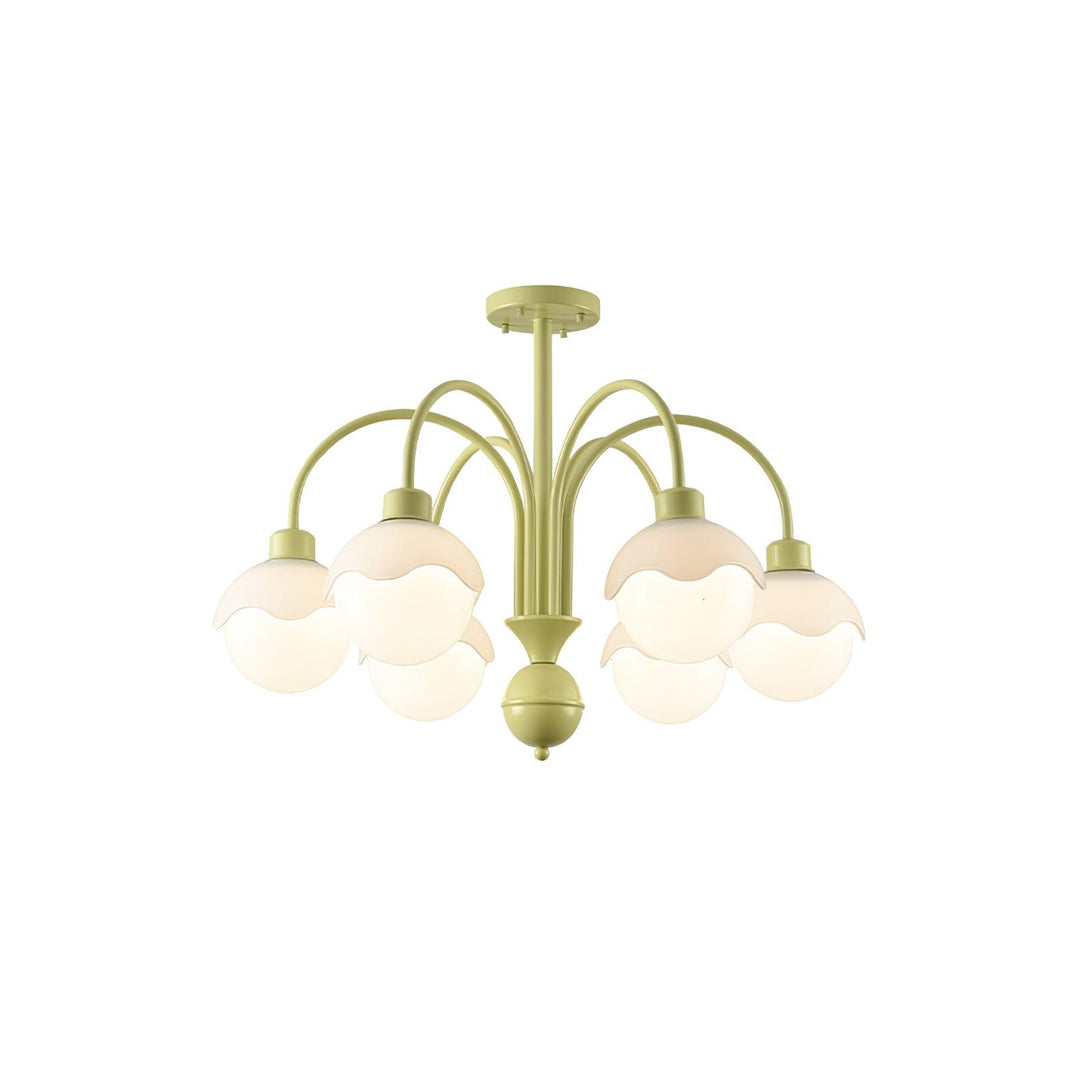 Sorivora lampadario Creamy Lychee Matcha Verde Corpo