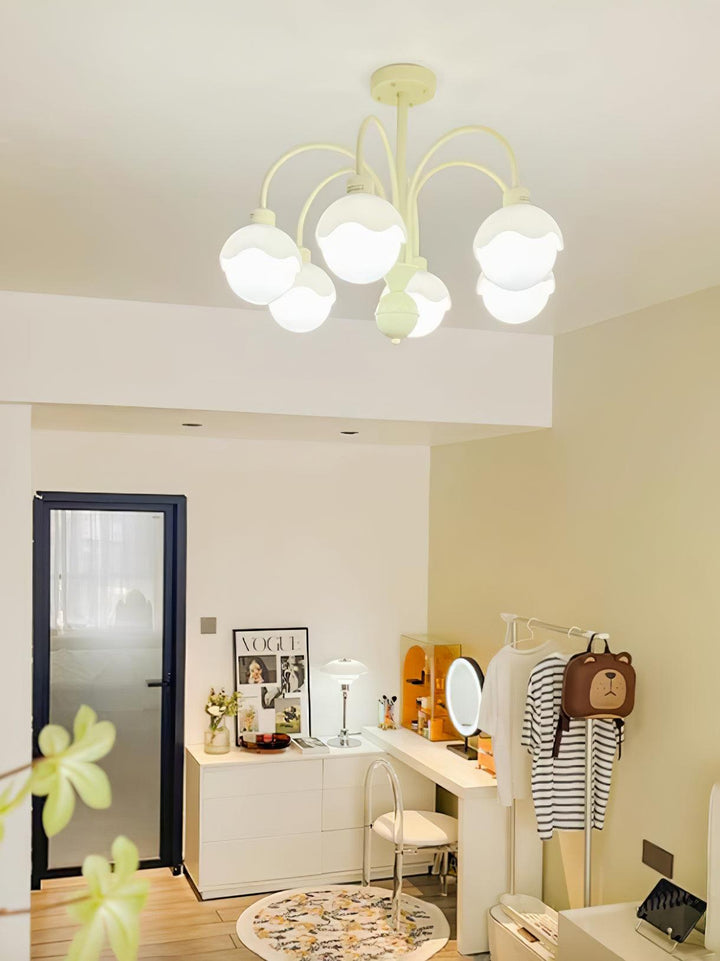 Sorivora lampadario Creamy Lychee Matcha Verde Corpo