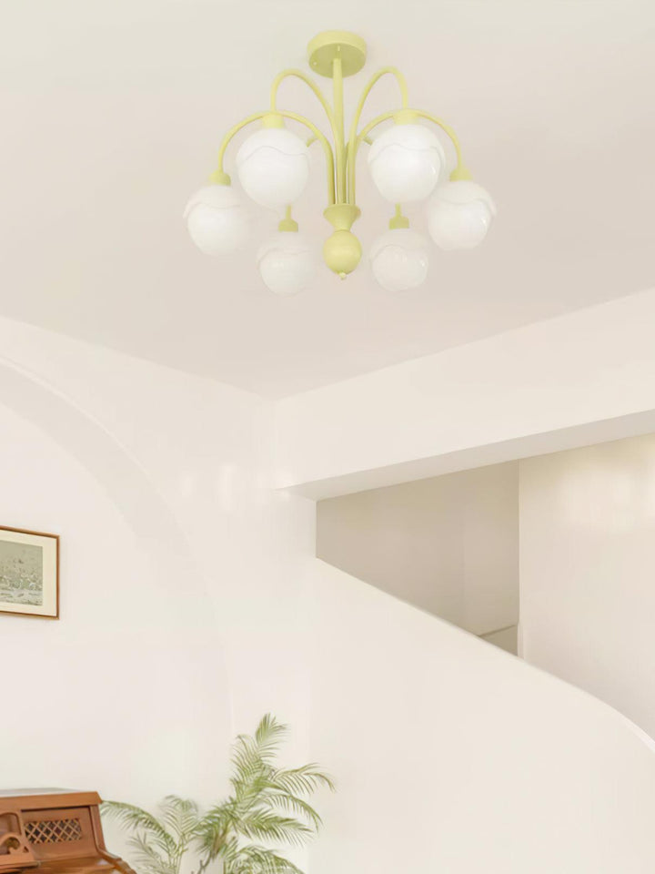 Sorivora lampadario Creamy Lychee Matcha Verde Corpo