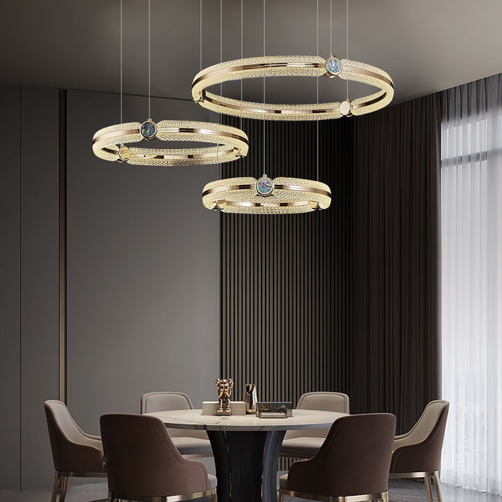Cireira lampadario Creative Ring