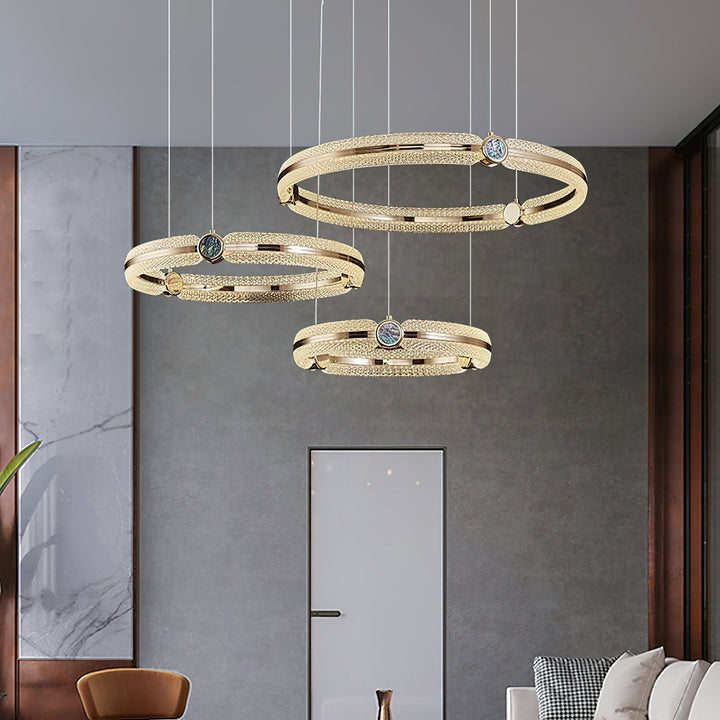 Cireira lampadario Creative Ring