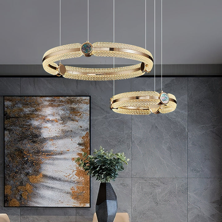 Cireira lampadario Creative Ring