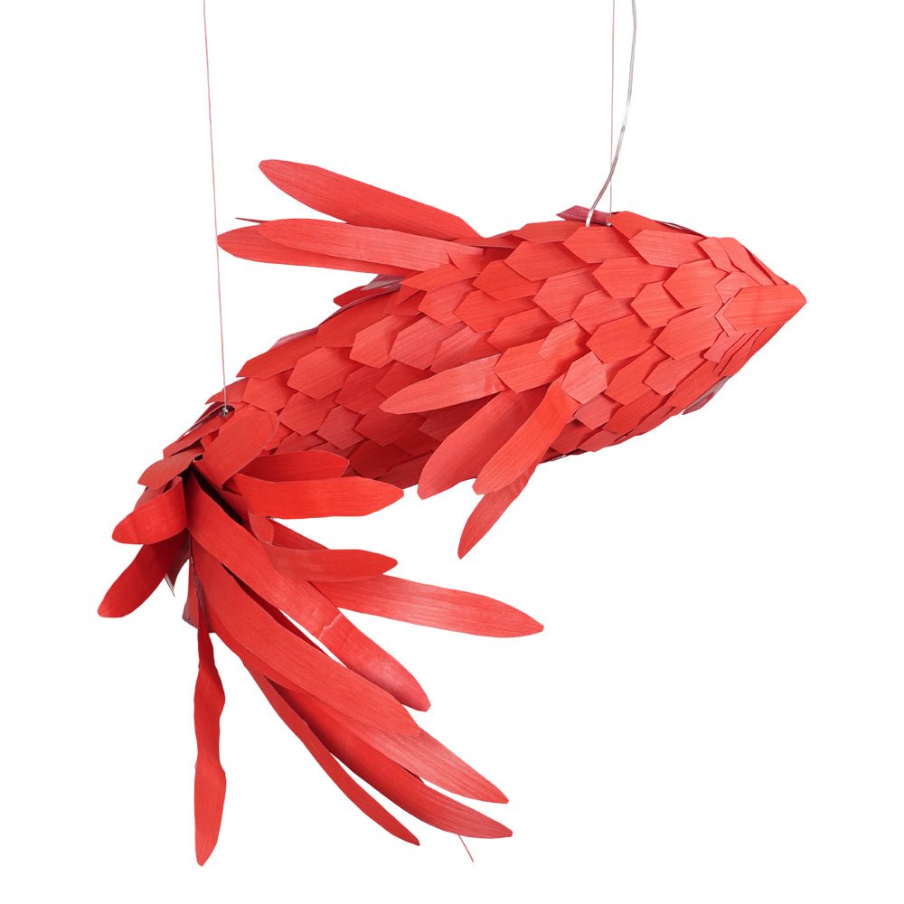 Aureline Crimson Swirl Koi lampadario