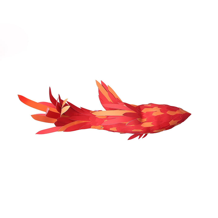 Aureline Crimson Swirl Koi lampadario