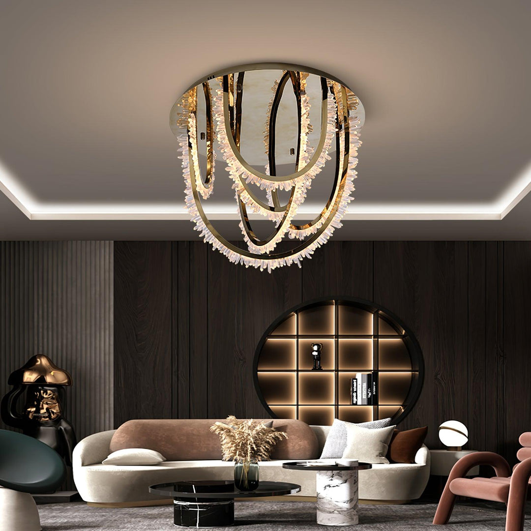 Lampada da soffitto Crystal Creativity Corde Individual