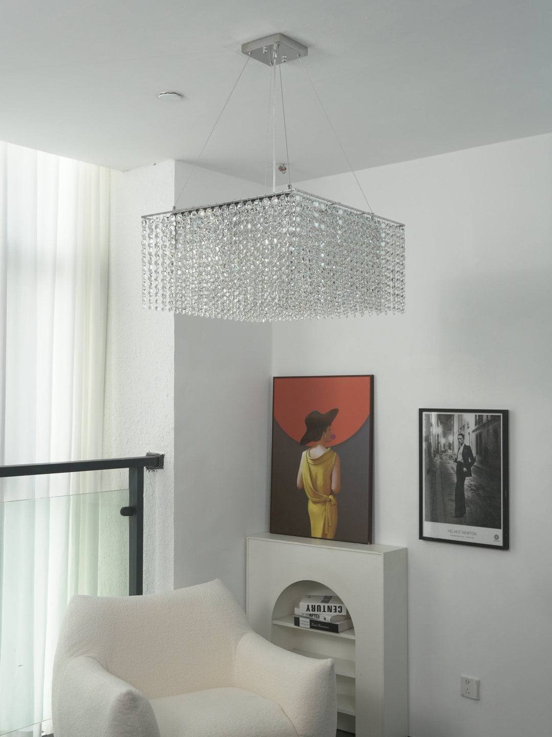 Vantess lampadario Quadro in Cristallo