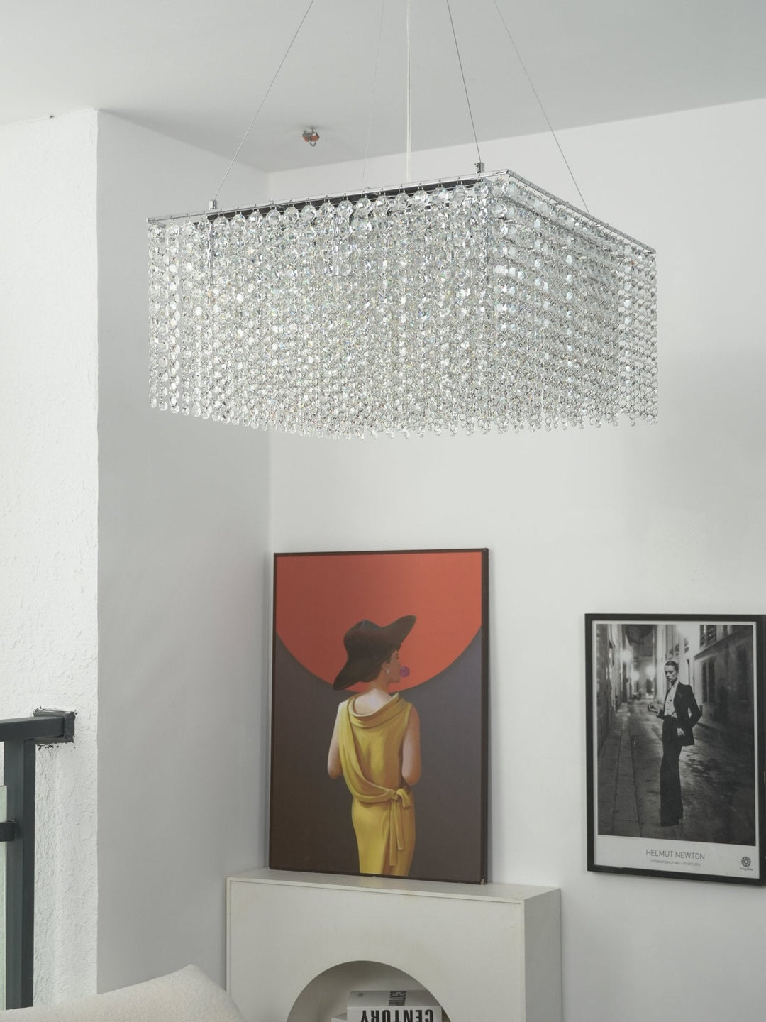 Vantess lampadario Quadro in Cristallo