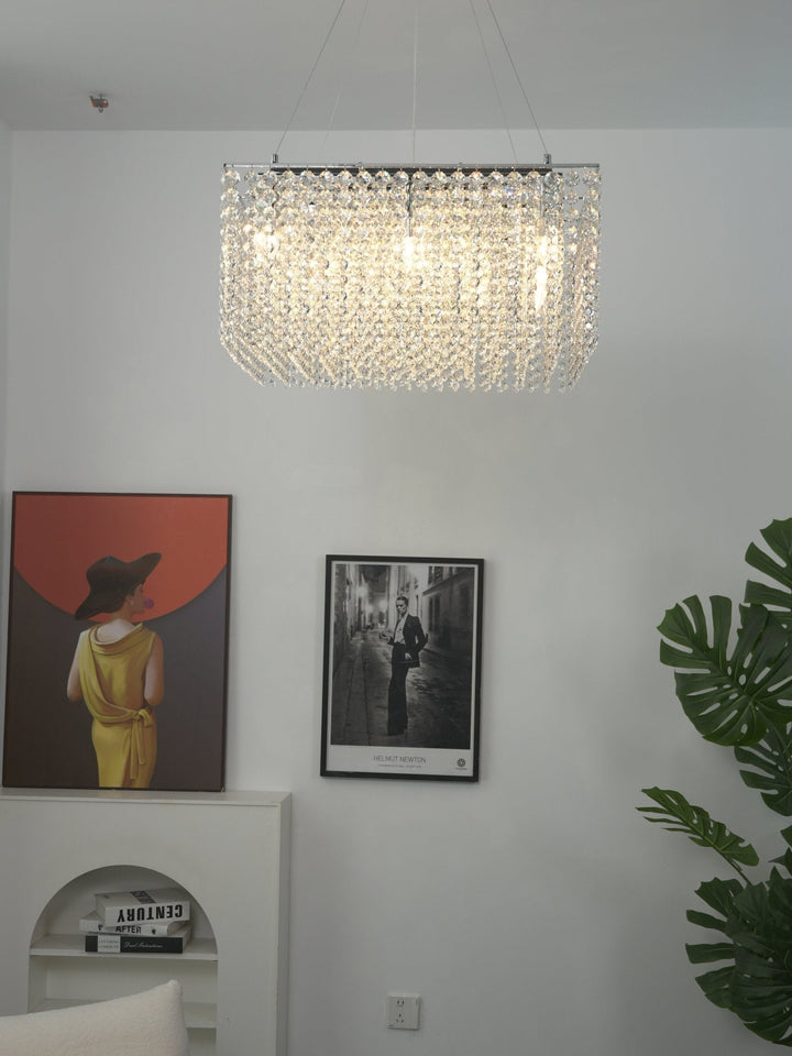 Vantess lampadario Quadro in Cristallo