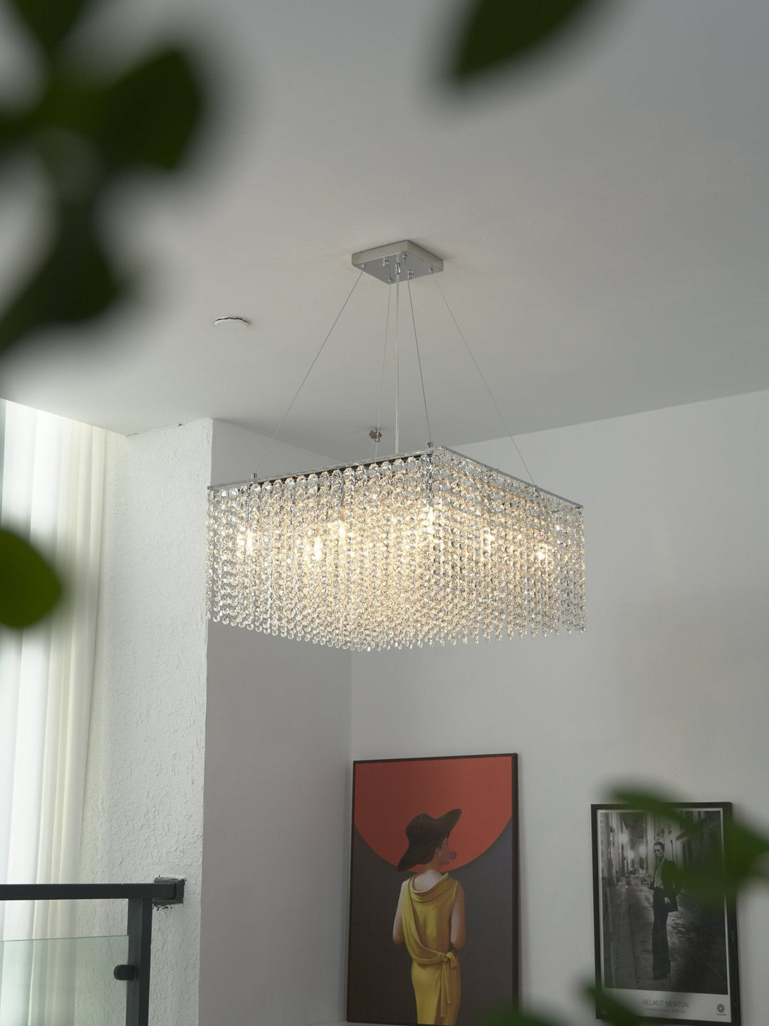 Vantess lampadario Quadro in Cristallo