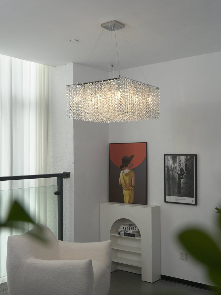 Vantess lampadario Quadro in Cristallo