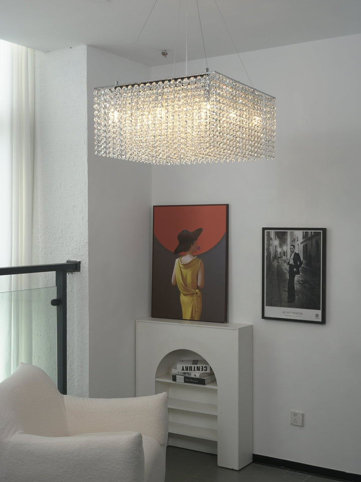 Vantess lampadario Quadro in Cristallo