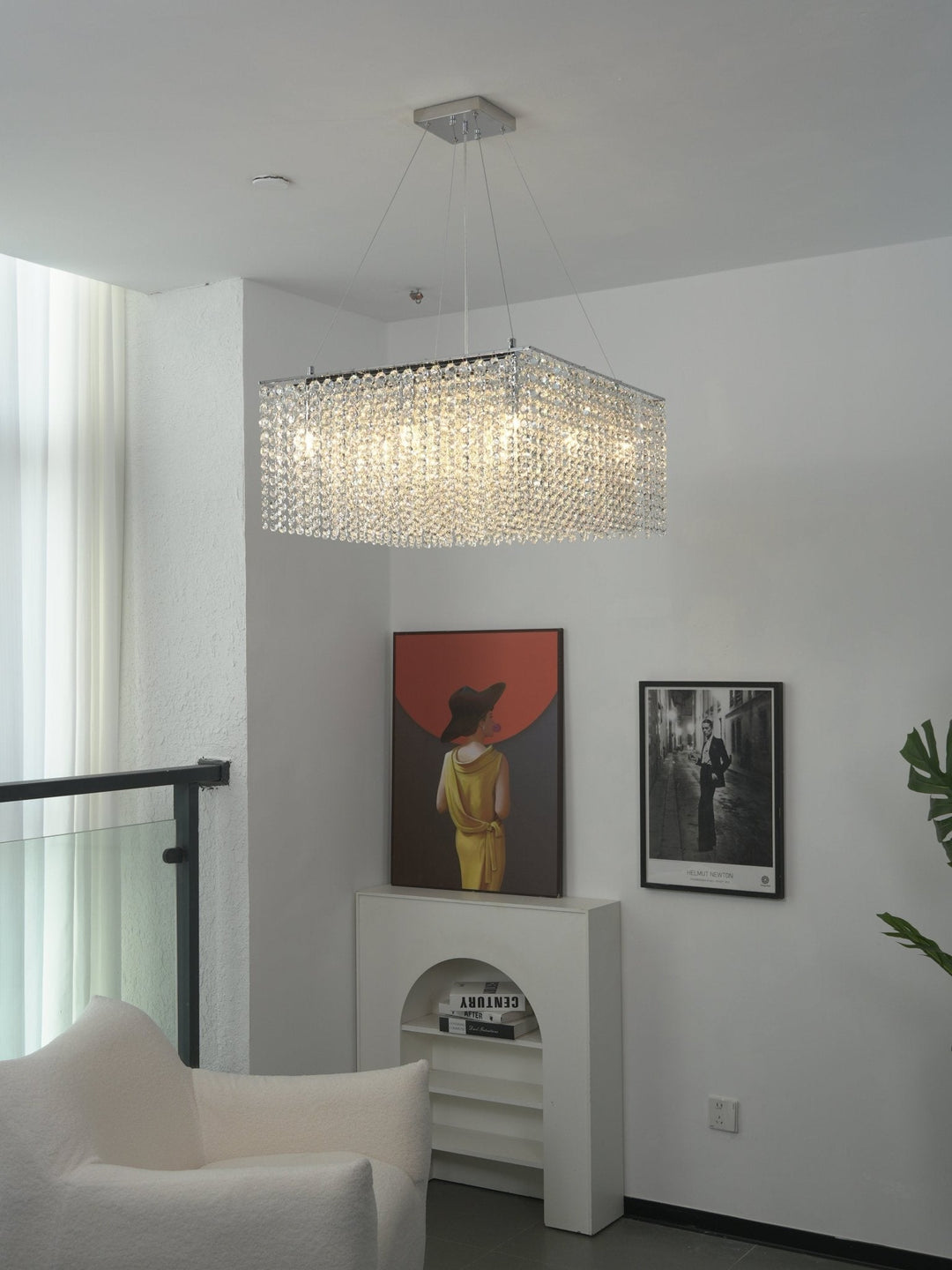 Vantess lampadario Quadro in Cristallo