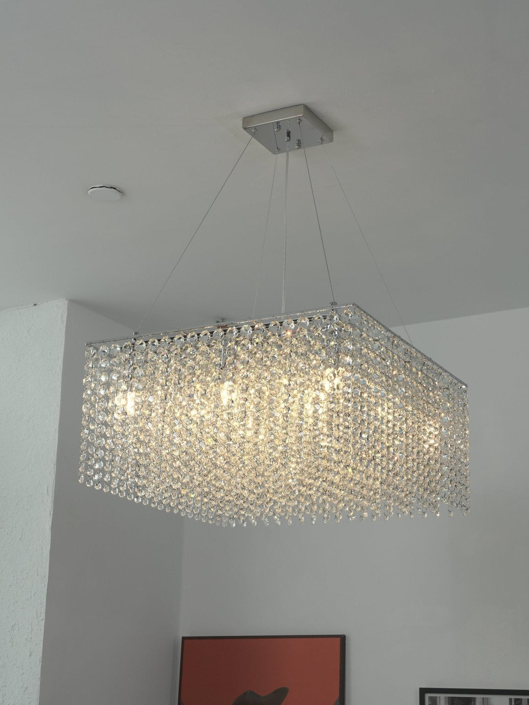 Vantess lampadario Quadro in Cristallo