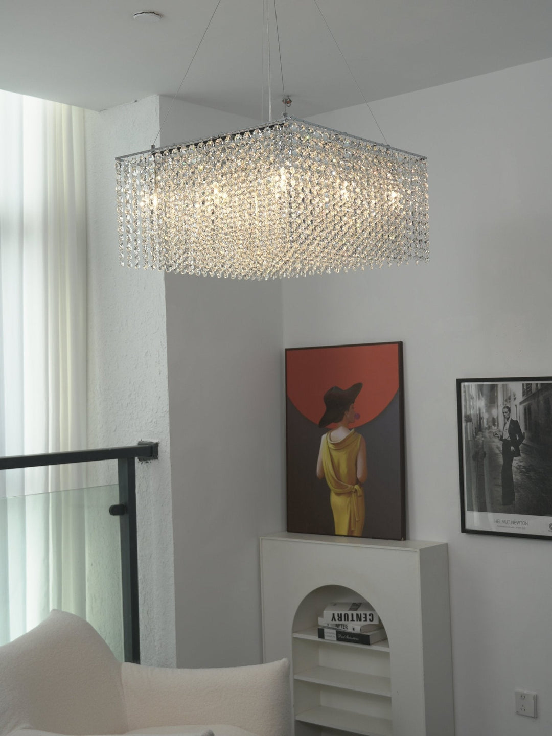 Vantess lampadario Quadro in Cristallo