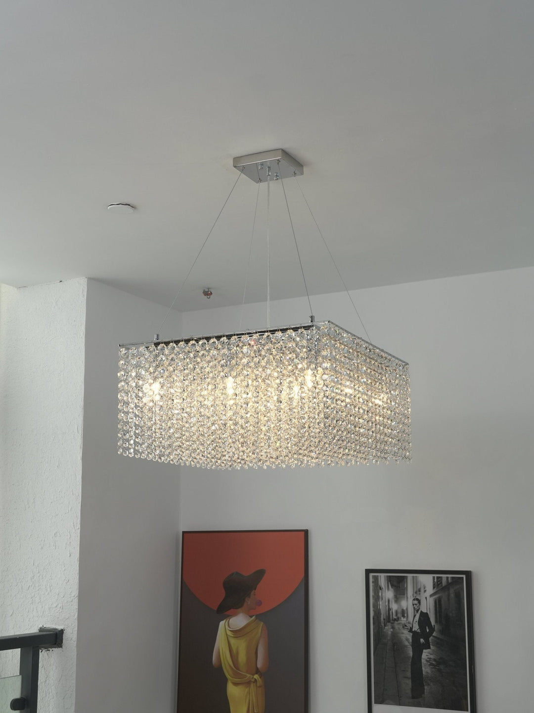 Vantess lampadario Quadro in Cristallo