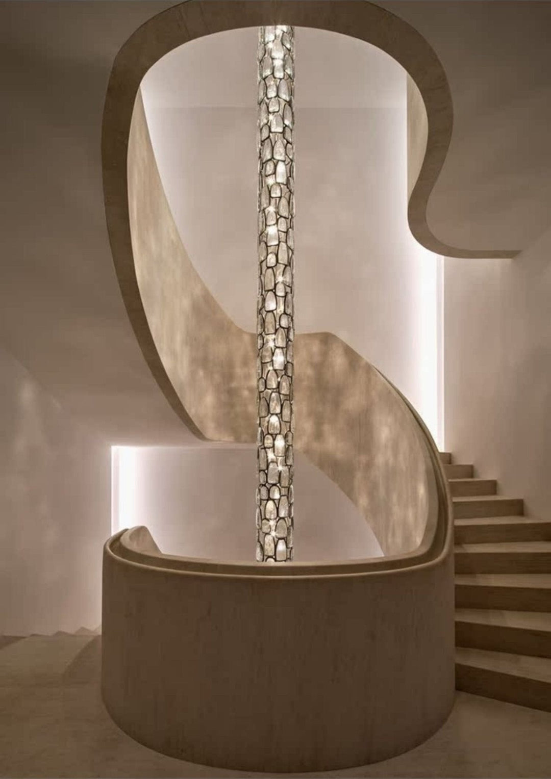 Lampadario Crystal Mosaic Column