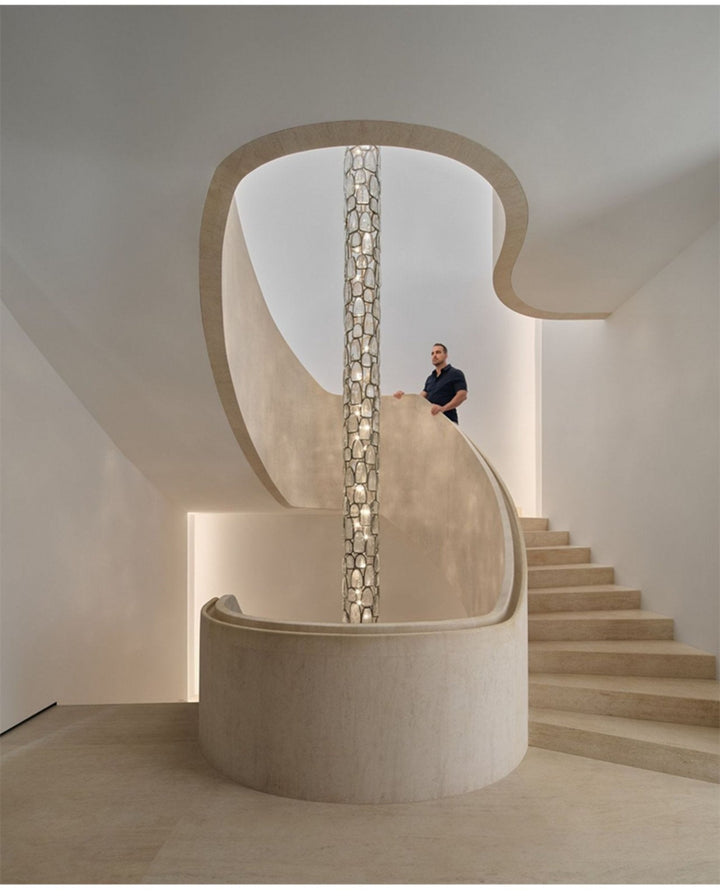 Lampadario Crystal Mosaic Column