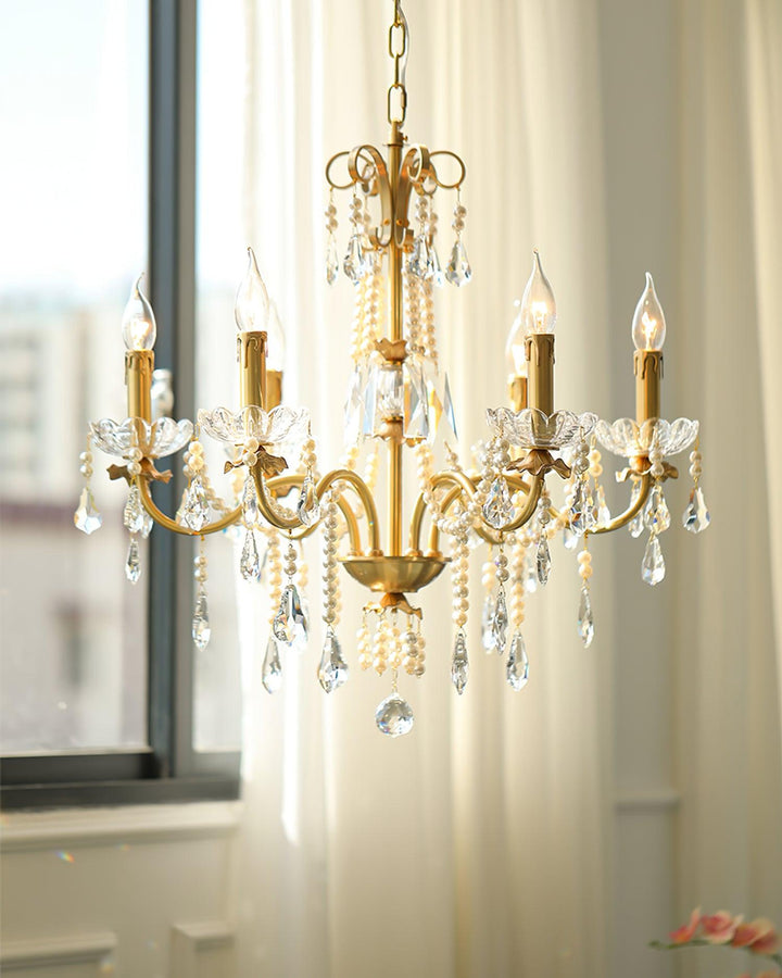 Elyeriel lampadario Cristallo Perla
