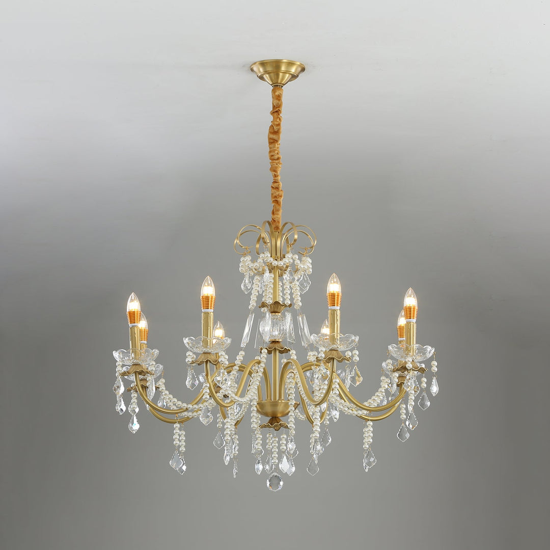 Elyeriel lampadario Cristallo Perla