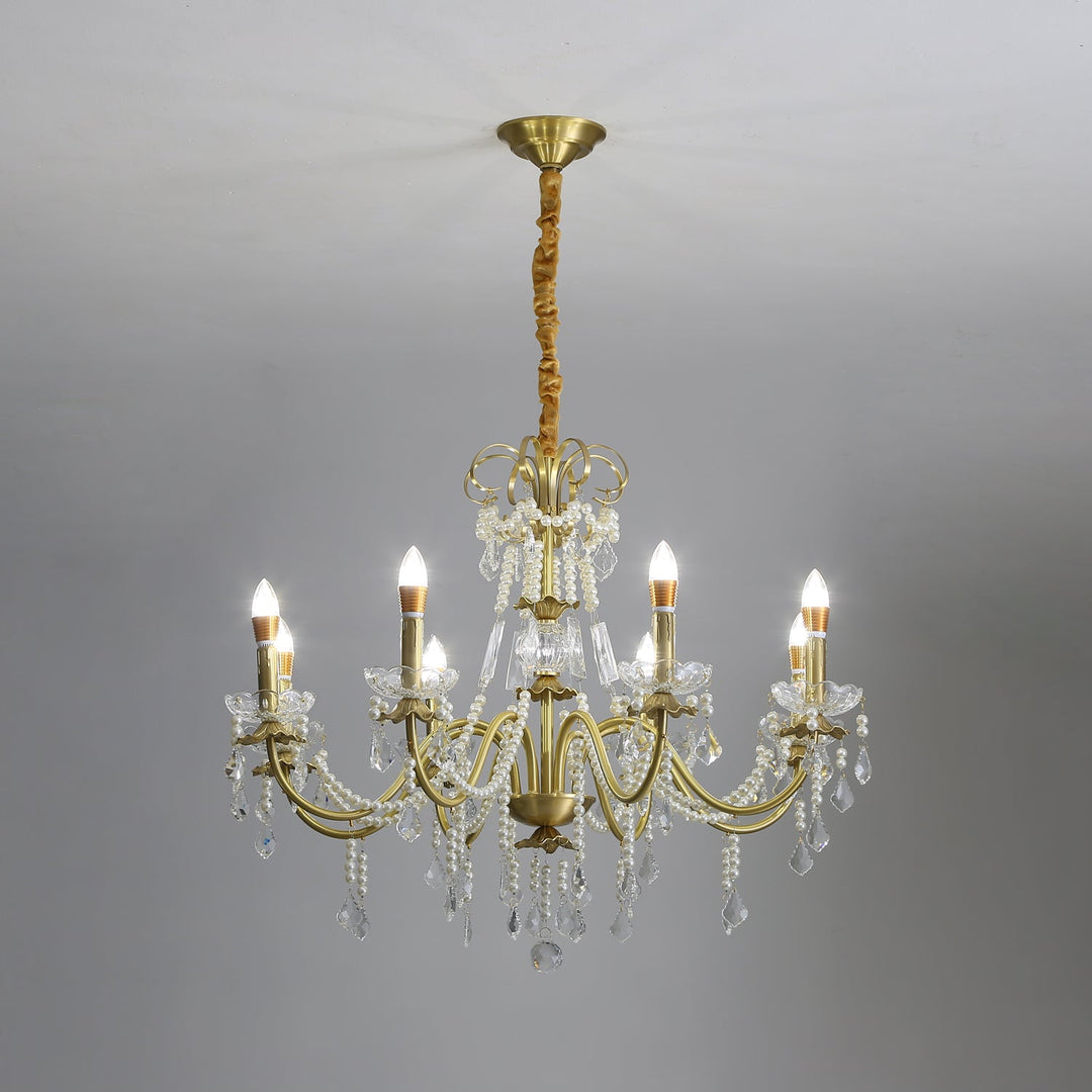 Elyeriel lampadario Cristallo Perla