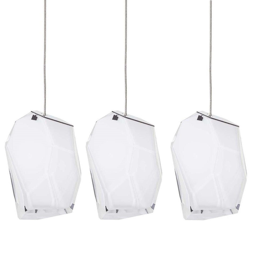 Crag Crystal Rock grappolo lampada a sospensione