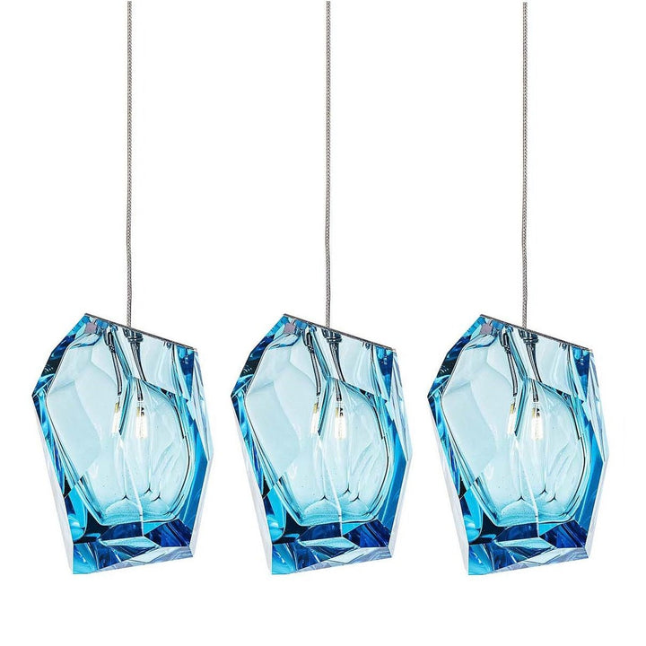Crag Crystal Rock grappolo lampada a sospensione