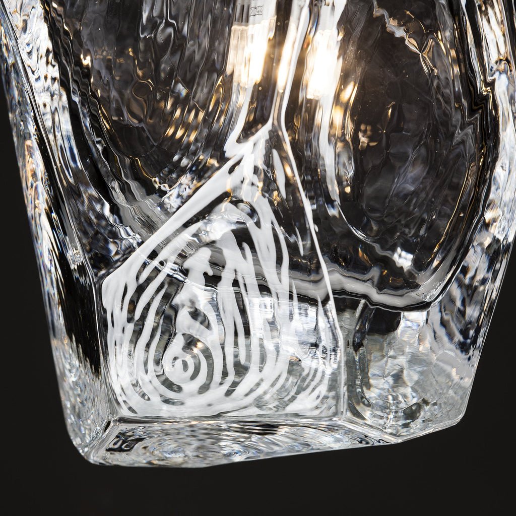 Crag Crystal Rock grappolo lampada a sospensione
