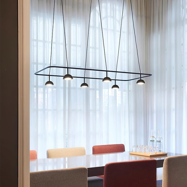Noraora lampadario LED Sleek