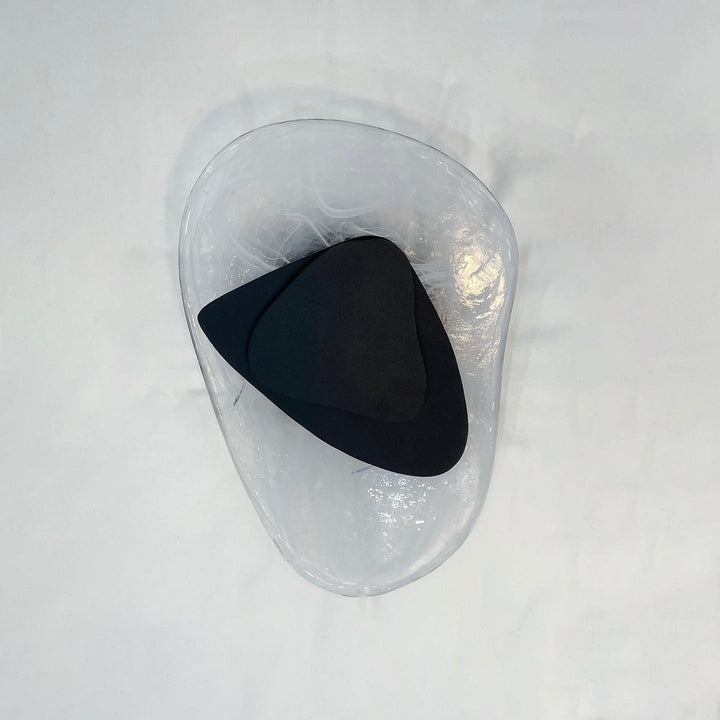 Valentina Lampada da Parete Artistica in Vetro Nero