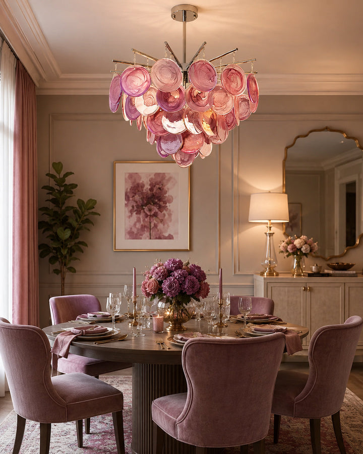 Velalissa lampadario in vetro