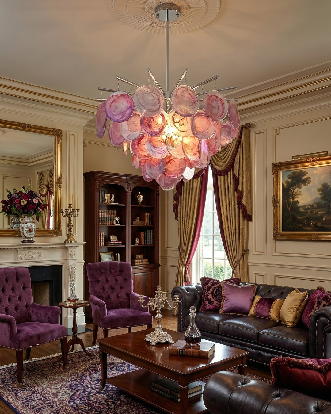 Velalissa lampadario in vetro