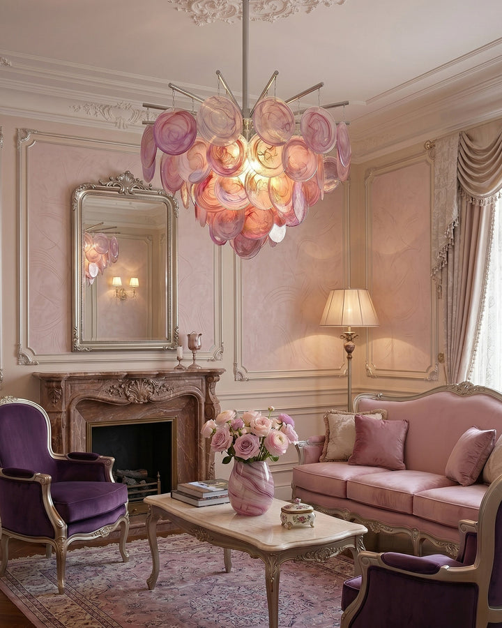 Velalissa lampadario in vetro