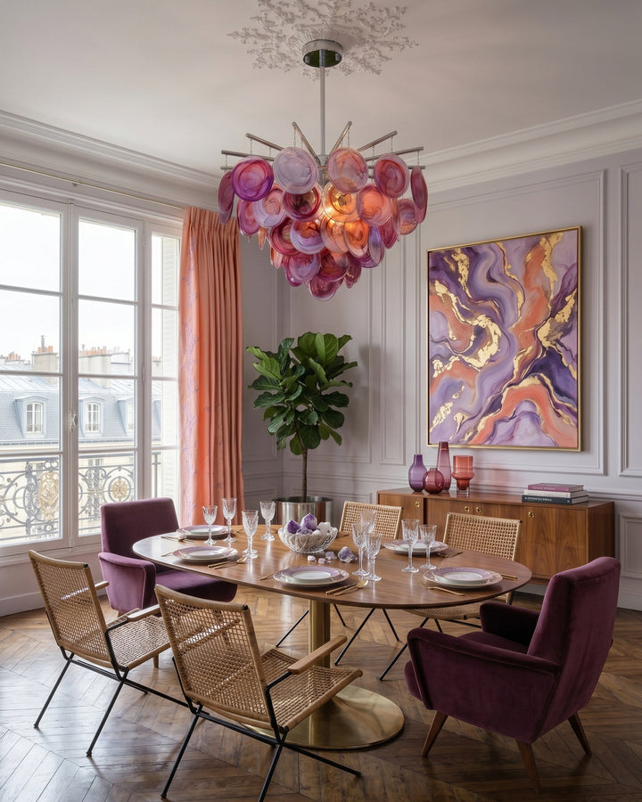 Velalissa lampadario in vetro