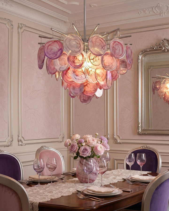 Velalissa lampadario in vetro