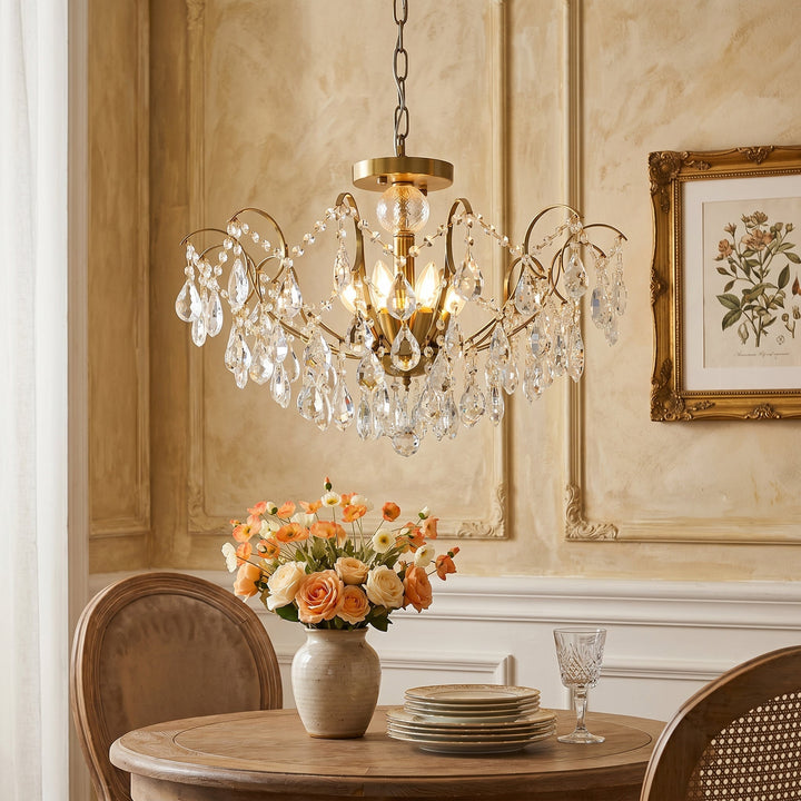 Eveloria lampadario in Cristallo