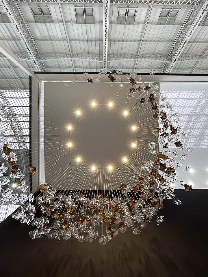 Nephele Crystal Leaf lampadario
