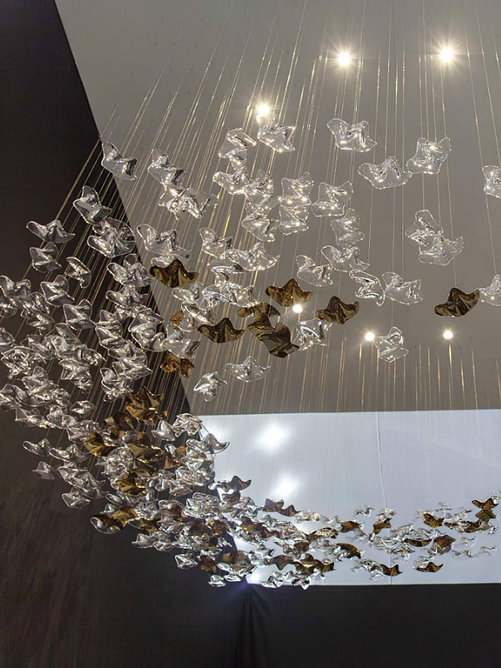 Nephele Crystal Leaf lampadario