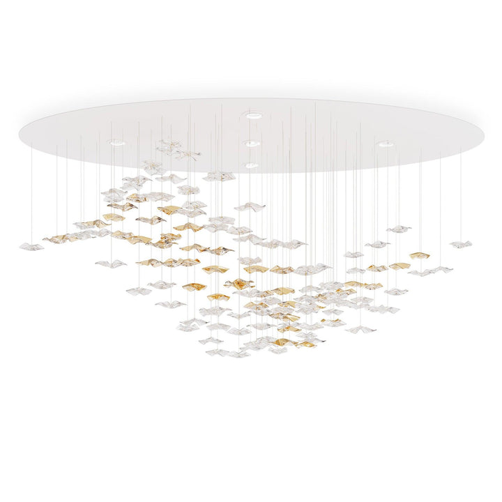 Nephele Crystal Leaf lampadario