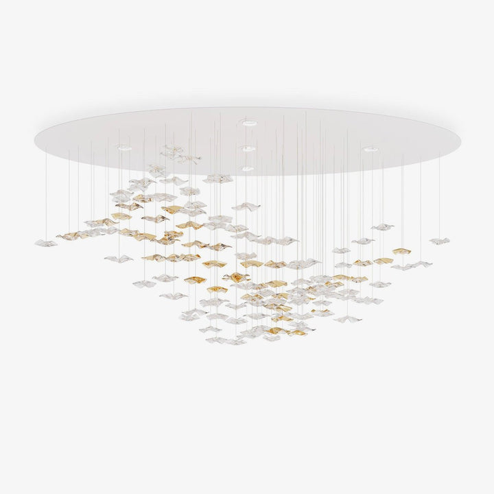 Nephele Crystal Leaf lampadario