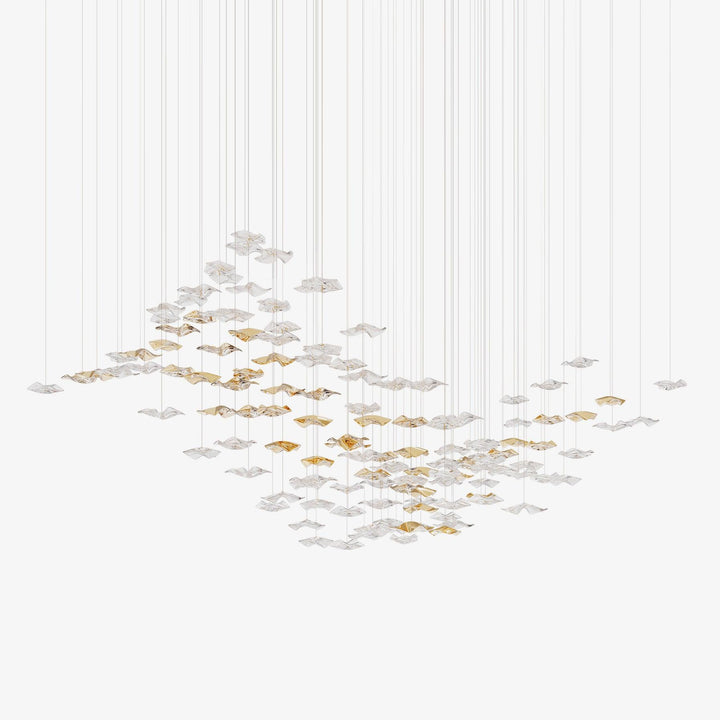 Nephele Crystal Leaf lampadario