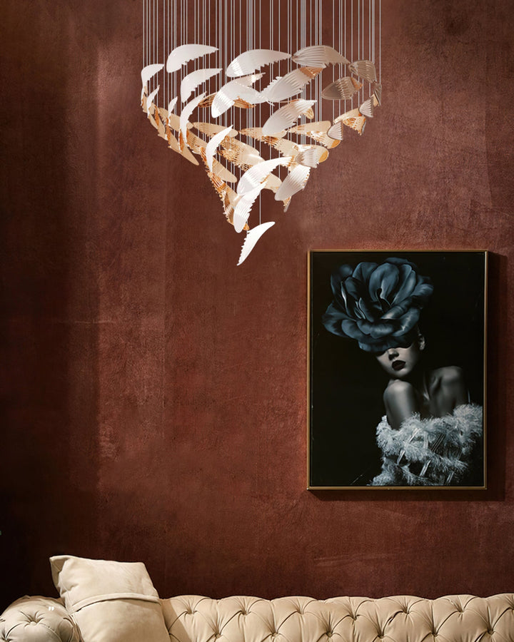 Alvenan lampadario Uccelli