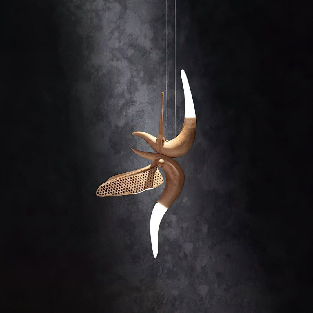 Elsilor lampada a sospensione Avian-Inspired in legno
