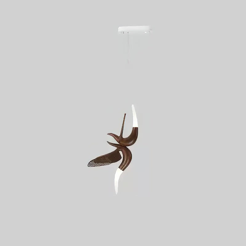 Elsilor lampada a sospensione Avian-Inspired in legno