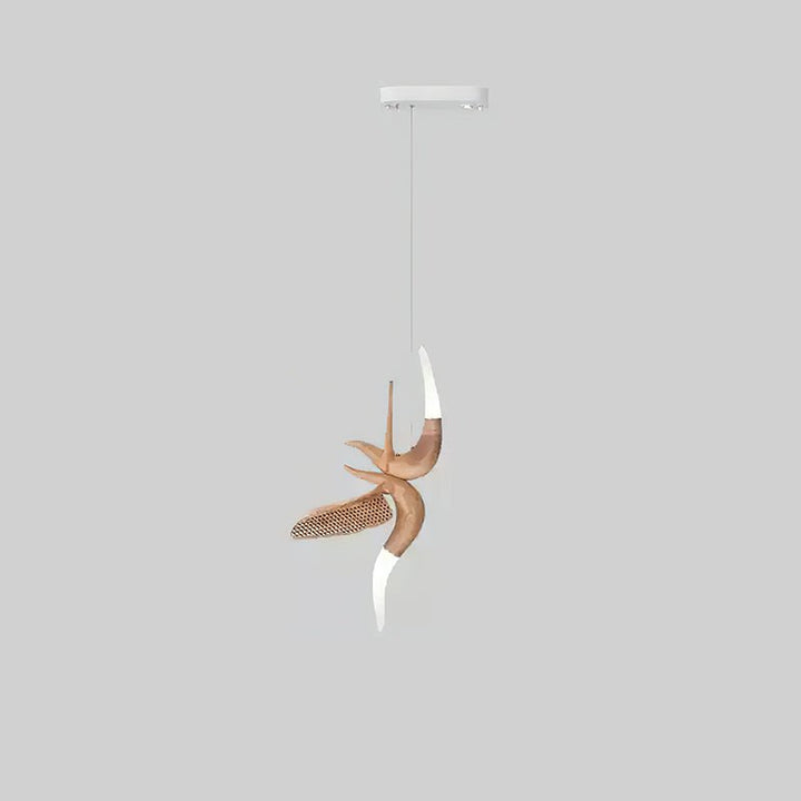 Elsilor lampada a sospensione Avian-Inspired in legno