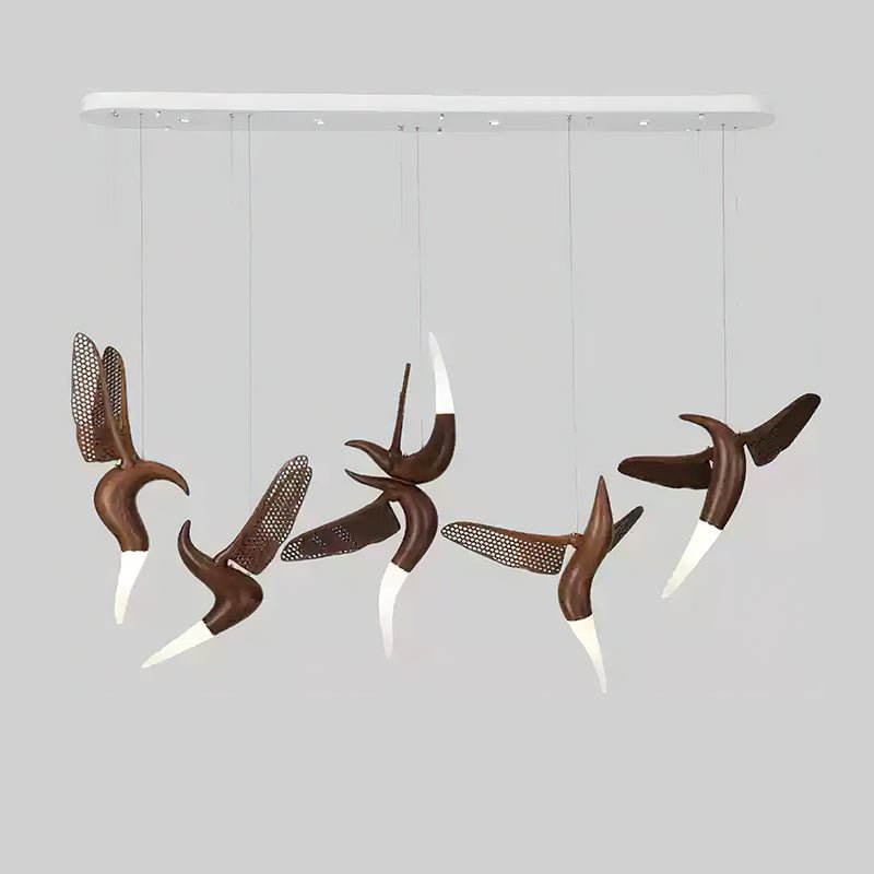 Elsilor lampada a sospensione Avian-Inspired in legno